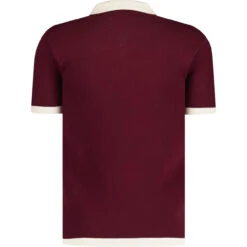 Firebird Mod Waffle Stripe Polo Z -Cheap Outfits For Man Store madcapengland firebird polo zinfandel back 70499.1687259719