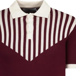 Firebird Mod Waffle Stripe Polo B 23 Firebird Mod Waffle Stripe Polo B -Cheap Outfits For Man Store madcapengland firebird polo zinfandel detail 36194.1687259720 1