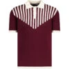 Firebird Mod Waffle Stripe Polo Z 2 Firebird Mod Waffle Stripe Polo Z -Cheap Outfits For Man Store madcapengland firebird polo zinfandel front 79087.1687259718