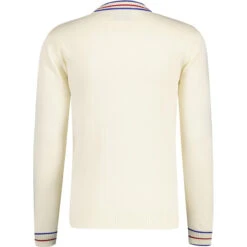 Moore MADCAP Turtleneck Pointelle Knit Jumper (PB) -Cheap Outfits For Man Store madcapengland turtleneck pointelle top white back 37943.1676646927 2