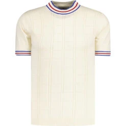 Wilson MADCAP Mod Turtleneck Pointelle Knit Top PB 12 Wilson MADCAP Mod Turtleneck Pointelle Knit Top PB -Cheap Outfits For Man Store madcapengland vneck pointelle tshirt white front 65054.1676647000 1