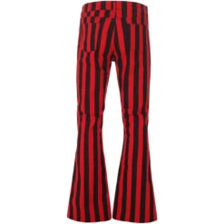 Holy Roller - Retro 60s Striped 70s Indie Flares B -Cheap Outfits For Man Store medcap holy roller black red 02 18238.1664879878 1