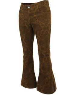 Paisley Rave Twill 70s Bellbottoms -Cheap Outfits For Man Store paisley cord flares 3 24175.1679656831 3