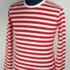 '293 Portobello Road' - Sixties Mod Indie Tee -Cheap Outfits For Man Store red white stripey top 45479.1666958831